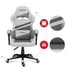 Huzaro Force 4.4 gamer szék, fehér