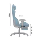 Huzaro Force 5.7 gamer szék, kék