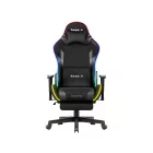 Huzaro Force 5.7 gamer szék, fekete RGB LED 
