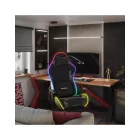 Huzaro Force 5.7 gamer szék, fekete RGB LED 