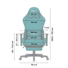 Huzaro Force 5.7 gamer szék, teal