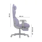 Huzaro Force 5.7 gamer szék, lila