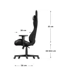 Huzaro Force 6.2 gamer szék, carbon black, fekete