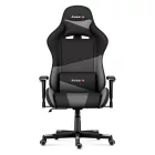 Huzaro Force 6.2 gamer szék, carbon black, szürke