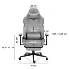 Huzaro Force 8.1 gamer szék, szürke