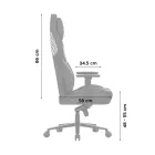 Huzaro Force 8.3 gamer szék, Carbon black, fekete