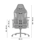 Huzaro Force 8.3 gamer szék, szürke