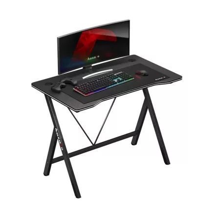 Huzaro HERO 1.4 gamer asztal, fekete, 100 x 50 cm