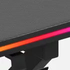 Huzaro HERO 1.7 gamer asztal, fekete RGB, 120 x 60 cm