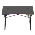 Huzaro HERO 1.7 gamer asztal, fekete RGB, 120 x 60 cm