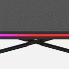 Huzaro HERO 1.7 gamer asztal, fekete RGB, 120 x 60 cm
