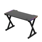 Huzaro HERO 2.3 gamer asztal, fekete RGB, 120 x 60 cm