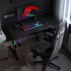 Huzaro HERO 2.5 gamer asztal, fekete, 120 x 60 cm