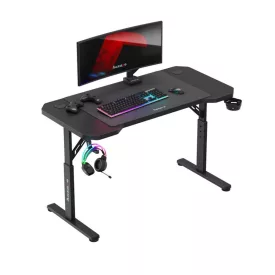   Huzaro HERO 2.6 állítható magasságú gamer asztal, fekete, 120 x 60 cm