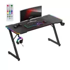 Huzaro HERO 3.3 gamer asztal, RGB világítással, 140 x 60 cm