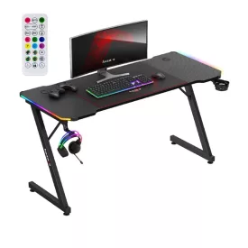   Huzaro HERO 3.3 gamer asztal, RGB világítással, 140 x 60 cm