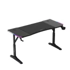 Huzaro HERO 3.6 állítható magasságú gamer asztal, RGB világítással 140 x 60 cm