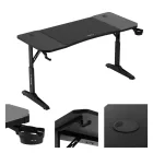 Huzaro HERO 3.6 állítható magasságú gamer asztal, RGB világítással 140 x 60 cm