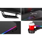 Huzaro HERO 4.8 RGB gamer asztal, 160 x 60 cm
