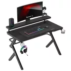 Huzaro HERO 5.0 gamer asztal, fekete, 120 x 60 cm