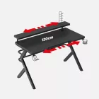 Huzaro HERO 5.0 gamer asztal, fekete, 120 x 60 cm