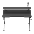 Huzaro HERO 5.0 gamer asztal, fekete, 120 x 60 cm