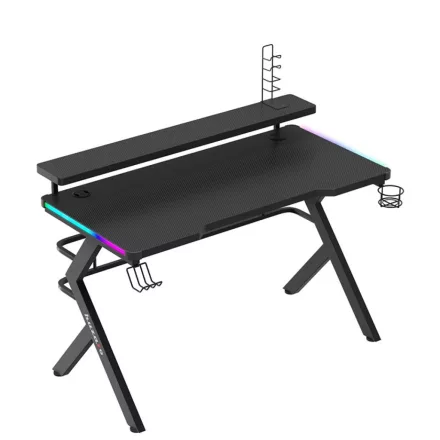 Huzaro HERO 5.0 gamer asztal, RGB, 120 x 60 cm