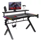 Huzaro HERO 5.0 gamer asztal, RGB, 120 x 60 cm
