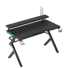 Huzaro HERO 5.0 gamer asztal, RGB, 120 x 60 cm