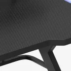 Huzaro HERO 5.0 gamer asztal, RGB, 120 x 60 cm