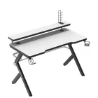 Huzaro HERO 5.0 gamer asztal, fehér, 120 x 60 cm