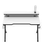 Huzaro HERO 5.0 gamer asztal, fehér, 120 x 60 cm