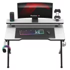Huzaro HERO 5.0 gamer asztal, fehér, 120 x 60 cm