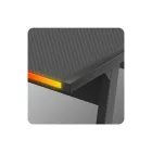 Huzaro HERO 6.0 sarok gamer asztal, 147 x 112 cm, fekete, RGB