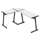 Huzaro HERO 6.0 sarok gamer asztal, 147 x 112 cm, fehér