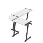 Huzaro HERO 6.0 sarok gamer asztal, 147 x 112 cm, fehér