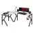 Huzaro HERO 6.3 sarok gamer asztal, 154 x 117 cm, fehér