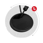 Huzaro HERO 6.3 sarok gamer asztal, 154 x 117 cm, fehér