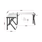 Huzaro HERO 6.3 sarok gamer asztal, 154 x 117 cm, fehér