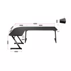 Huzaro HERO 7.0 sarok gamer asztal, 154 x 117 cm