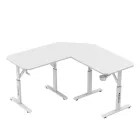 Huzaro HERO 7.3 sarok gamer asztal, 140 cm x 80 cm, fehér