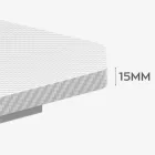 Huzaro HERO 7.3 sarok gamer asztal, 140 cm x 80 cm, fehér
