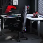 Huzaro HERO 7.3 sarok gamer asztal, 140 cm x 80 cm, fehér