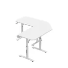 Huzaro HERO 7.3 sarok gamer asztal, 140 cm x 80 cm, fehér