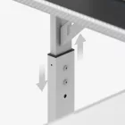 Huzaro HERO 7.3 sarok gamer asztal, 140 cm x 80 cm, fehér