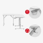 Huzaro HERO 7.3 sarok gamer asztal, 140 cm x 80 cm, fehér