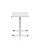 Huzaro Hero 8.1 elektromosan emelhető gamer asztal, 120 cm x 60 cm, fehér