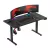 Huzaro Hero 8.7 RGB elektromosan emelhető gamer asztal, 140 x 70 cm