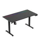 Huzaro Hero 8.7 RGB elektromosan emelhető gamer asztal, 140 x 70 cm