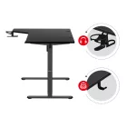 Huzaro Hero 9.1 elektromosan emelhető gamer asztal, 145 cm x 60 cm
